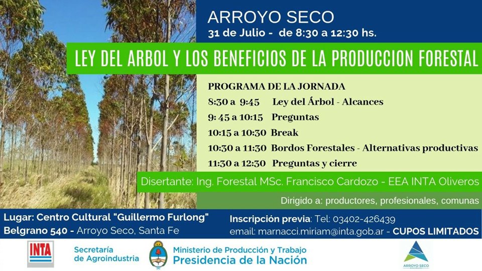 Presentación sobre los alcances de la ley del árbol y producción forestal 🌳👏